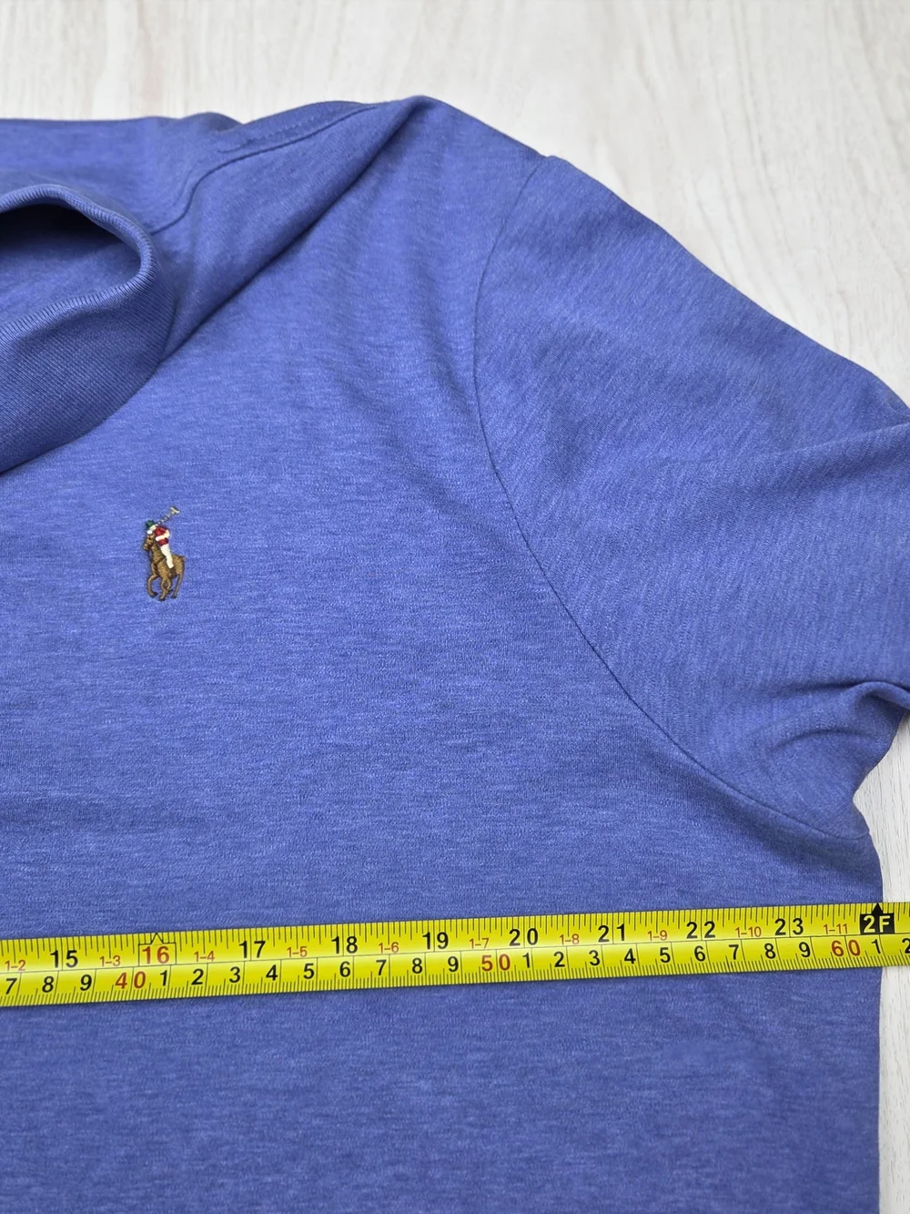 Polo Ralph Lauren Men's XL Classic Fit Polo Heathered Blue